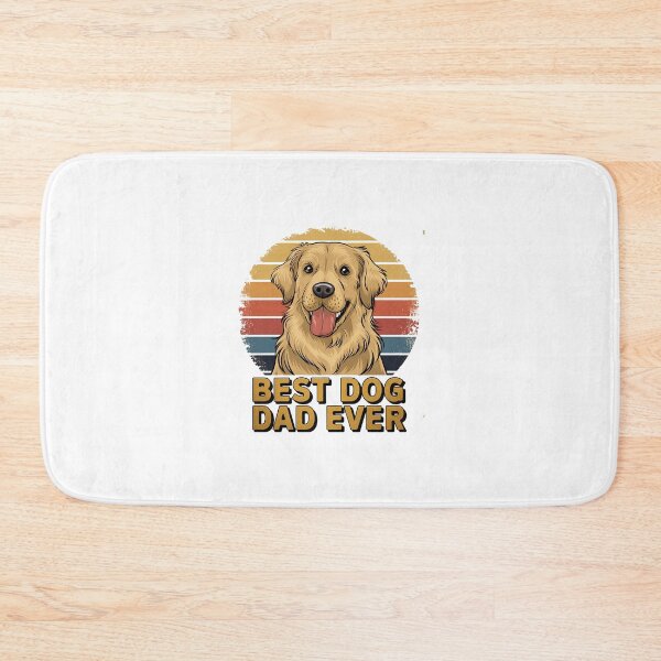 Item preview, Men's Mens Quote Best Dog Dad Ever Vintage Golden designed and sold by Rrettgison.