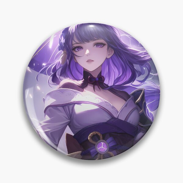 Item preview, Raiden Shogun Genshin Impact Anime Girl Lightning designed and sold by thedarvills.