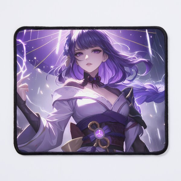 Item preview, Raiden Shogun Genshin Impact Anime Girl Lightning designed and sold by thedarvills.