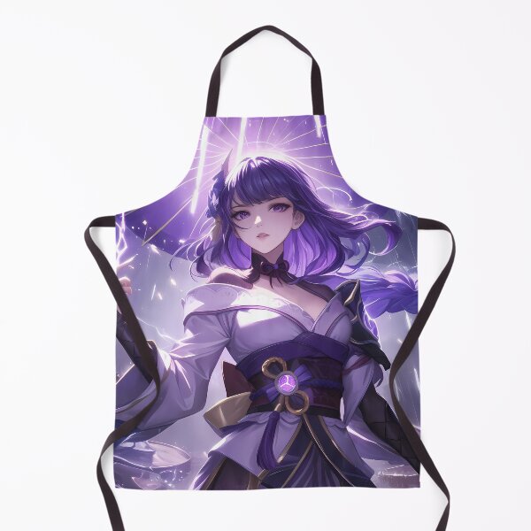 Item preview, Raiden Shogun Genshin Impact Anime Girl Lightning designed and sold by thedarvills.