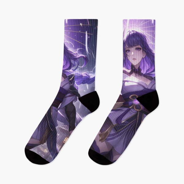 Item preview, Raiden Shogun Genshin Impact Anime Girl Lightning designed and sold by thedarvills.