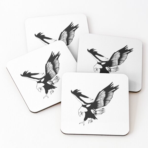 Item preview, Majestic Flying Eagle Silhouette – Black and White Bird of Prey Design designed and sold by Fashion Empire.