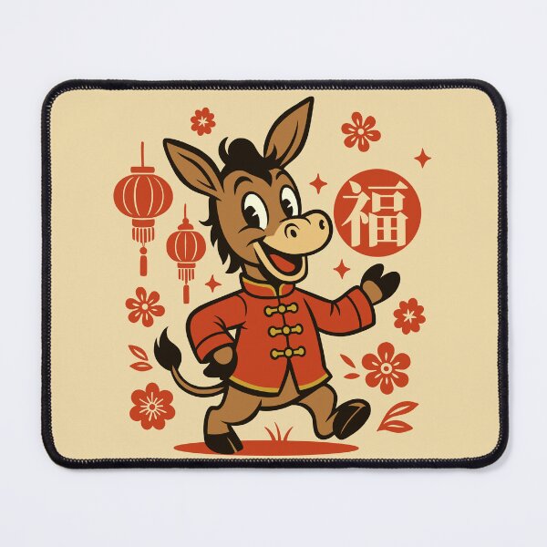 Item preview, Lunar New Year Donkey designed and sold by Ghost on Toast.