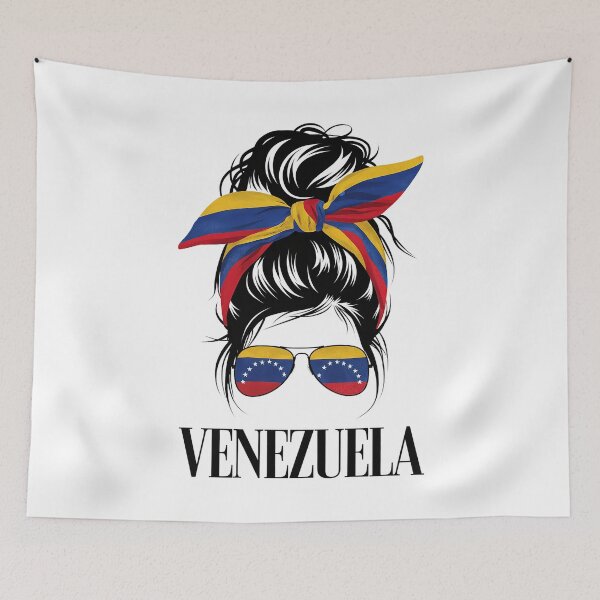 Item preview, Messy Bun Girl Venezuela Pride Latina Venezuelan Women  designed and sold by Rrettgison.