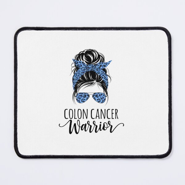 Item preview, Messy Bun Colon Cancer Warrior Colon Cancer Awareness designed and sold by Rrettgison.