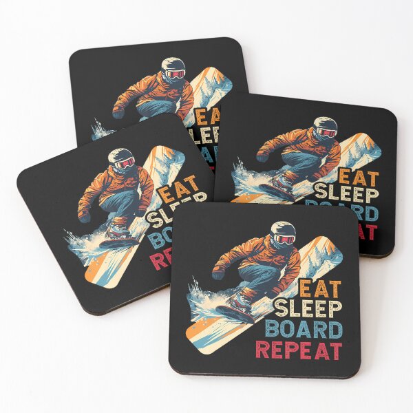 Item preview, Snowboarder Eat Sleep Board Repeat designed and sold by jayeshainch.