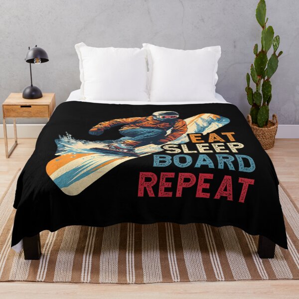 Item preview, Snowboarder Eat Sleep Board Repeat designed and sold by jayeshainch.