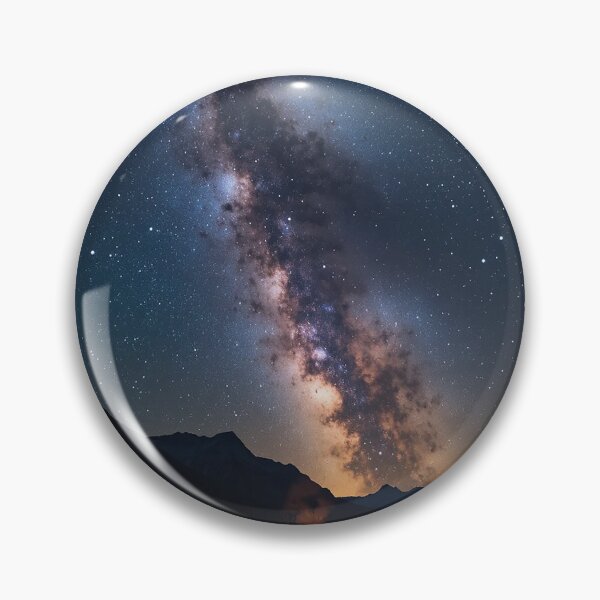 Item preview, Midnight Campfire Beneath the Milky Way | Starry Night Adventure Landscape designed and sold by PixPixari.