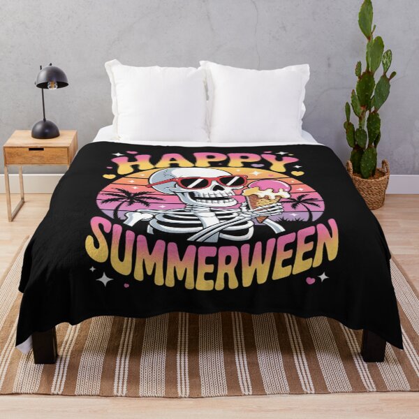 Item preview, Summer Watermelon Happy Summerween Skeleton designed and sold by Eskomeranola.