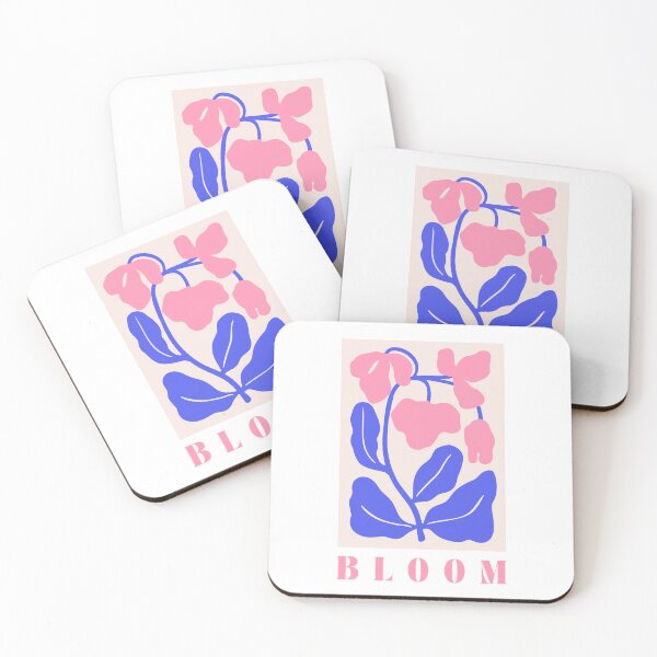 Item preview, Aesthetic Pink and Blue Flower designed and sold by CelestialEmber.