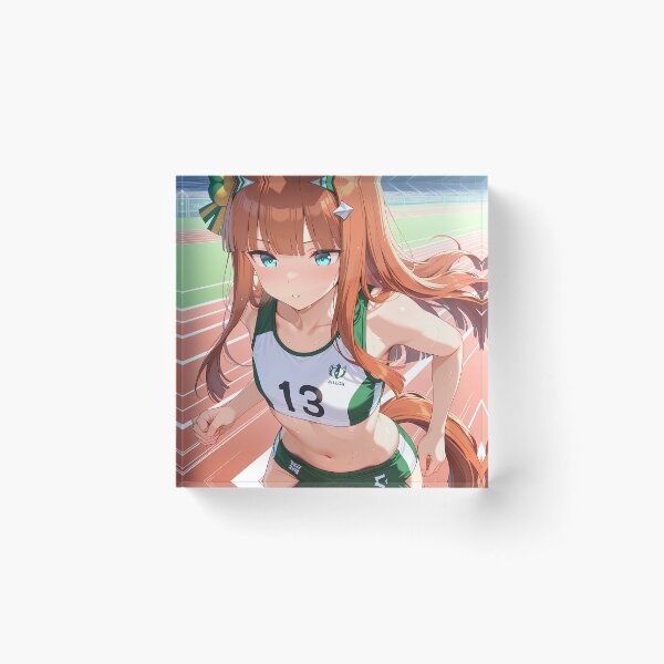 Item preview, Silence Suzuka Racing Spirit Uma Musume Pretty Derby Anime Girl Waifu designed and sold by mildaclairmo.
