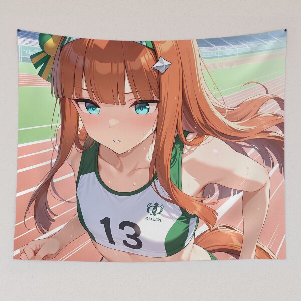 Artikelvorschau, Silence Suzuka Racing Spirit Uma Musume Pretty Derby Anime Girl Waifu entworfen und verkauft von mildaclairmo.