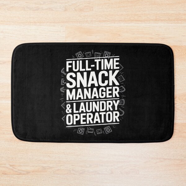 Item preview, Snack Manager Laundry Operator Mom Life Household designed and sold by jayeshainch.