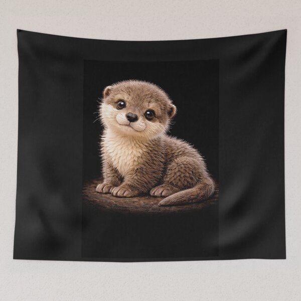 Item preview, Otter Pup – Playful Tenderness designed and sold by TheJoyfulPen.