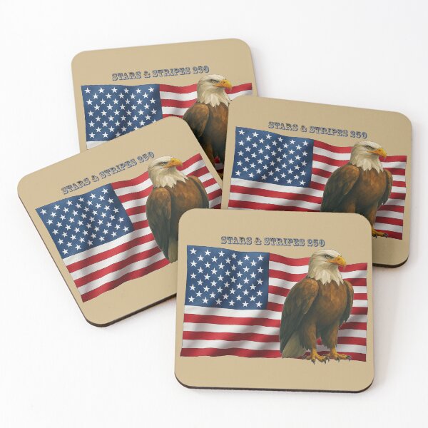 Item preview, 250 Year American Anniversary Flag with a Sitting Bald Eagle URM designed and sold by urmaddad.