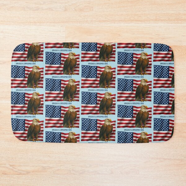 Item preview, 250 Year American Anniversary Flag with a Sitting Bald Eagle URM designed and sold by urmaddad.