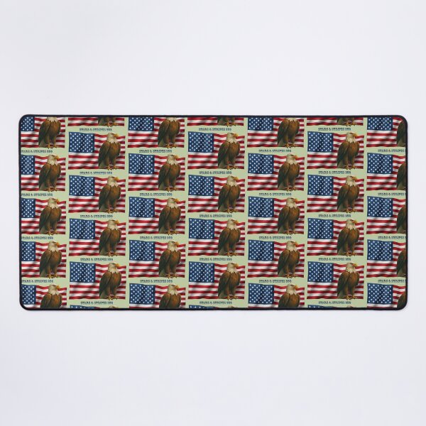 Item preview, 250 Year American Anniversary Flag with a Sitting Bald Eagle URM designed and sold by urmaddad.
