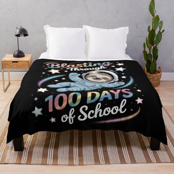 Item preview, Sloth Blasting Through 100 Days of School 100th Day Boy designed and sold by Rrettgison.
