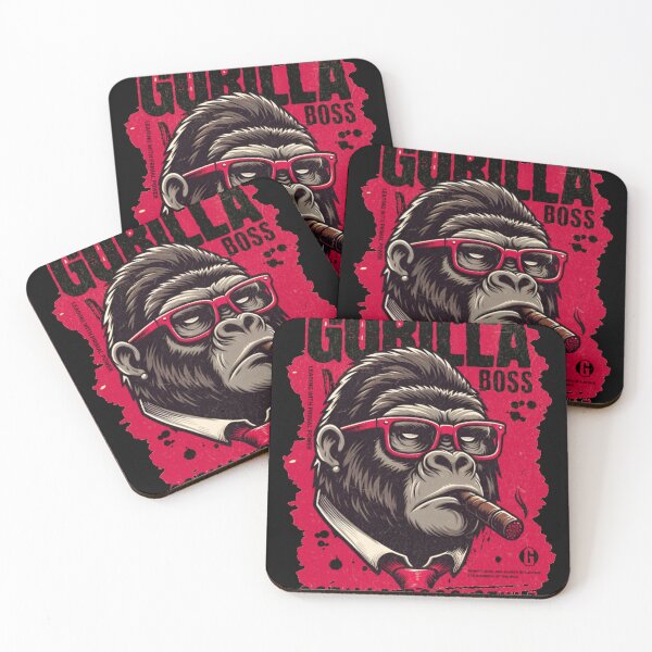Item preview, Alpha Gorilla Boss Red Glasses Cigar Streetwear Design designed and sold by GenZFashion000.