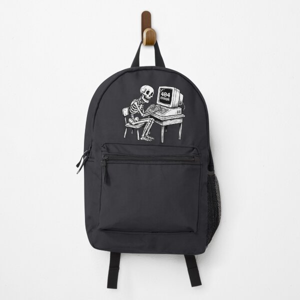 Item preview, 404 Error Skeleton Programmer Retro Cartoon designed and sold by neverhappened.