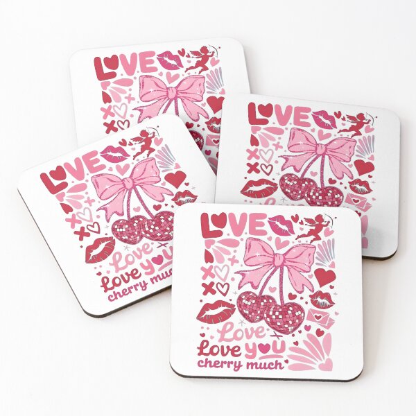 Item preview, Valentine's Day Love Love You Cherry designed and sold by Suslyakovasamui.