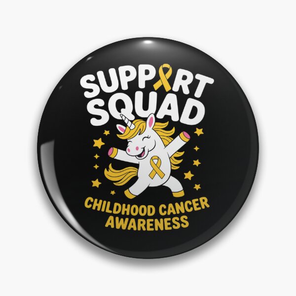 Item preview, Support-Squad Childhood Cancer Awareness Dabbing Unicorn designed and sold by Eskomeranola.
