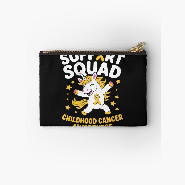 Item preview, Support-Squad Childhood Cancer Awareness Dabbing Unicorn designed and sold by Eskomeranola.