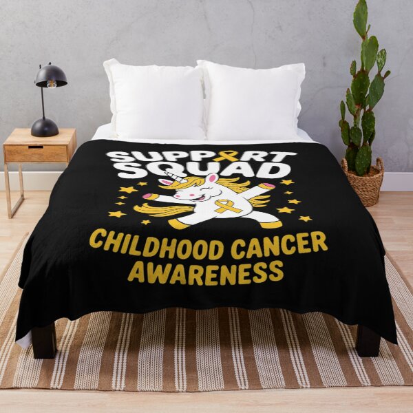 Item preview, Support-Squad Childhood Cancer Awareness Dabbing Unicorn designed and sold by Eskomeranola.