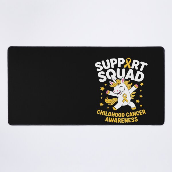 Item preview, Support-Squad Childhood Cancer Awareness Dabbing Unicorn designed and sold by Eskomeranola.