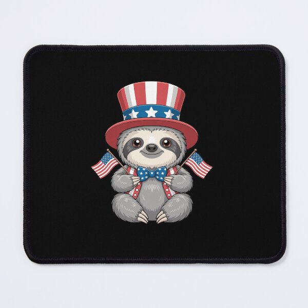 Item preview, Sloth Happy 4th of July Independence Day Men Women Kids designed and sold by Rrettgison.