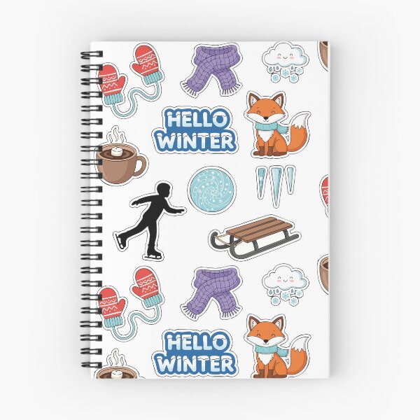 Item preview, Cute Winter Icons Vector Clipart Set designed and sold by graphicnew.