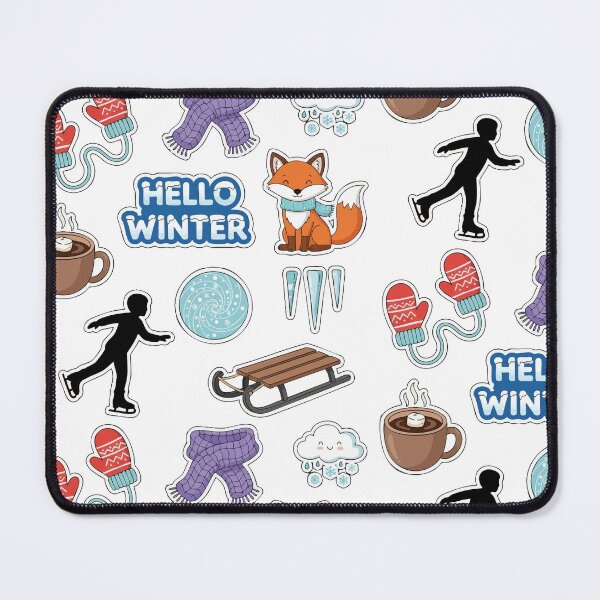 Item preview, Cute Winter Icons Vector Clipart Set designed and sold by graphicnew.