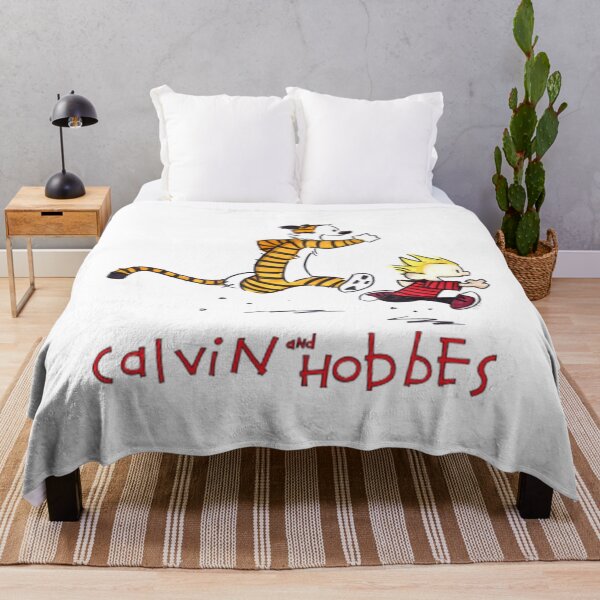 Item preview, Calvin and Hobbes run designed and sold by roofvirgeli.