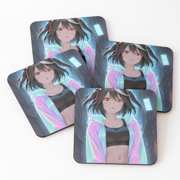 Item preview, Kitasan Black Uma Musume Pretty Derby Futuristic Neon Street Waifu designed and sold by mildaclairmo.