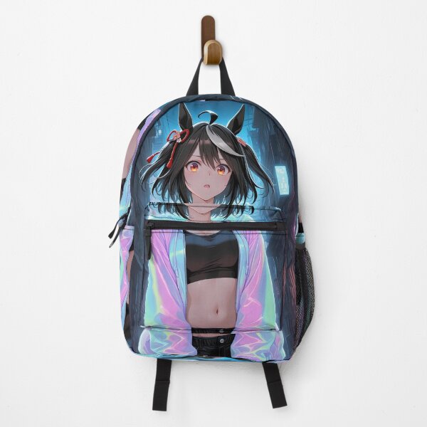 Item preview, Kitasan Black Uma Musume Pretty Derby Futuristic Neon Street Waifu designed and sold by mildaclairmo.