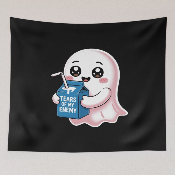 Item preview, Tears of My Enemy - Funny Cute Ghost designed and sold by Eskomeranola.