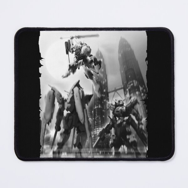 Item preview, Barbatos vs Bael vs Vidar Gundam vector Digital Artwork black white designed and sold by sabartgunpla.