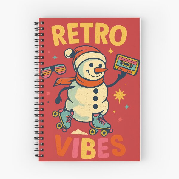 Artikelvorschau, Retro-Schneemann-Vibes auf Rollschuhen entworfen und verkauft von © Zenscape Studio 2025.