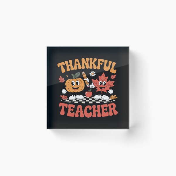 Item preview, Thankful Teacher Thanksgiving Fall Teacher designed and sold by Eskomeranola.