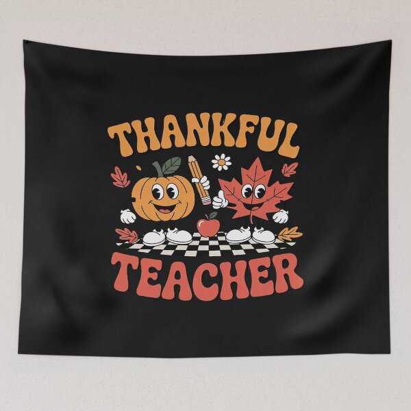 Item preview, Thankful Teacher Thanksgiving Fall Teacher designed and sold by Eskomeranola.