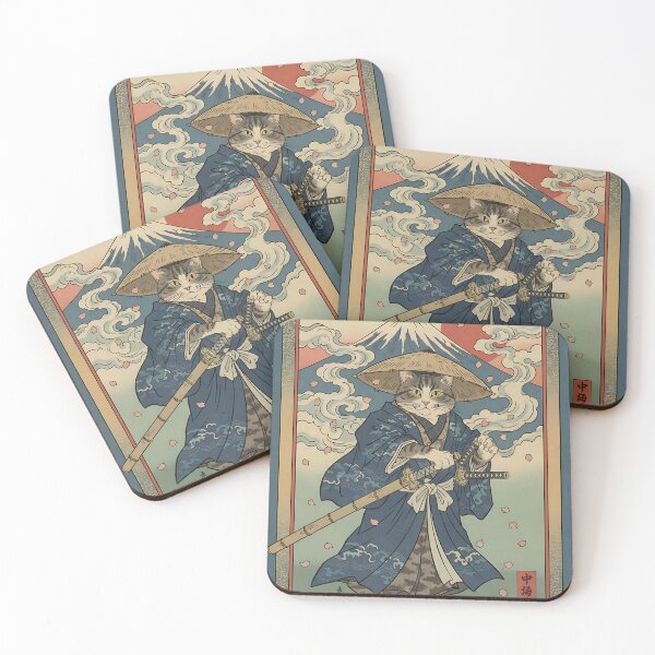 Item preview, Neko Ronin Ukiyo Art designed and sold by iwzzuel.