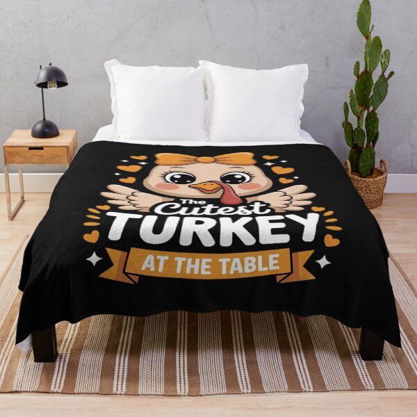 Item preview, Thanksgiving Girls Fall Cutest Turkey At The Table designed and sold by Eskomeranola.