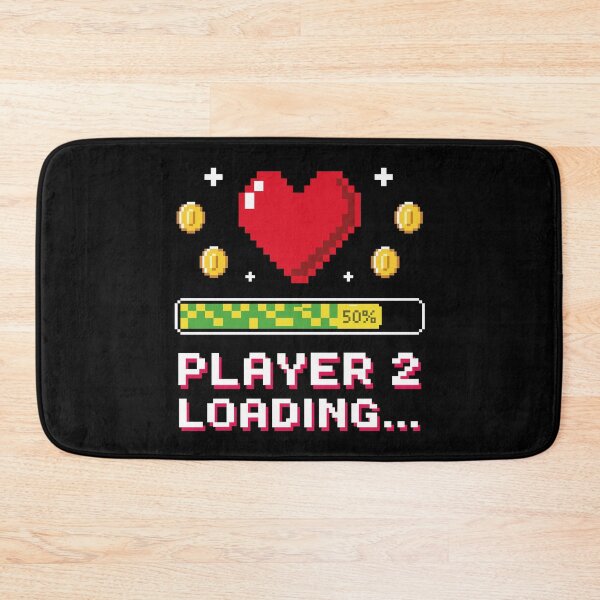 Item preview, Player 2 Loading Shirt for Gamers & Couples designed and sold by Colorful Designs.
