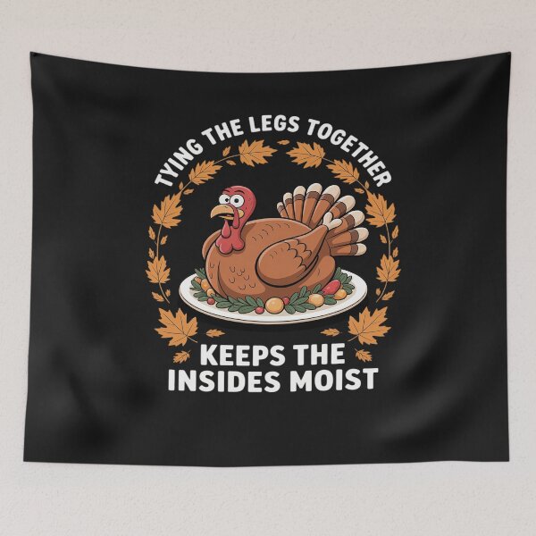 Item preview, Thanksgiving Turkey Tying Legs Together Funny Fall designed and sold by Bstilablhot.