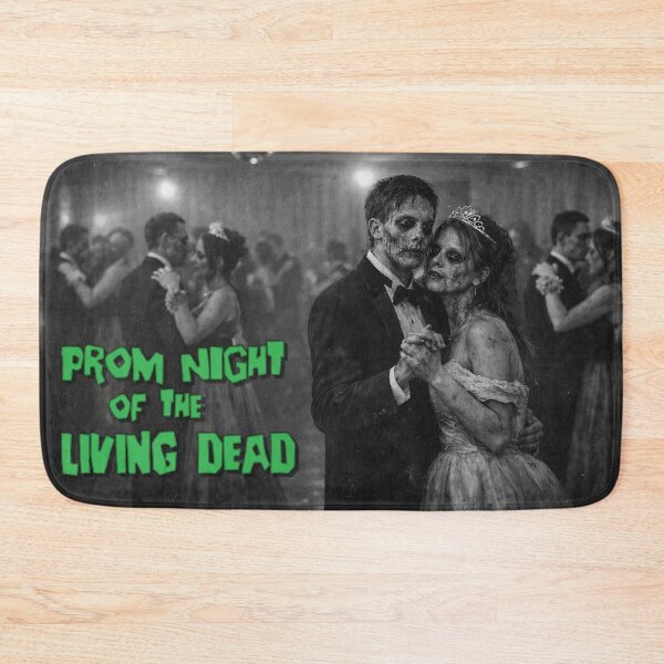 Item preview, Prom Night of the Living Dead – Vintage Zombie Prom Art (Black & White Horror) designed and sold by DiamondSkyShirt.