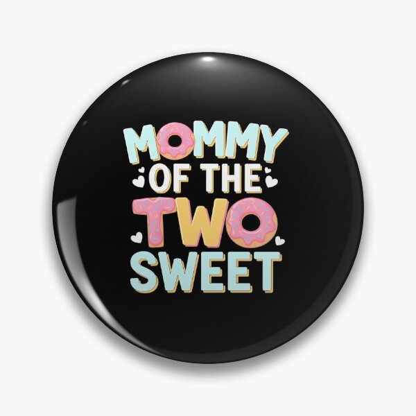Artikelvorschau, Mama der zwei süßen Donut-Geburtstagsfamilie entworfen und verkauft von repconomArt.