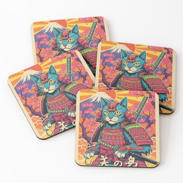 Item preview, Ronin Cat Samurai designed and sold by iwzzuel.
