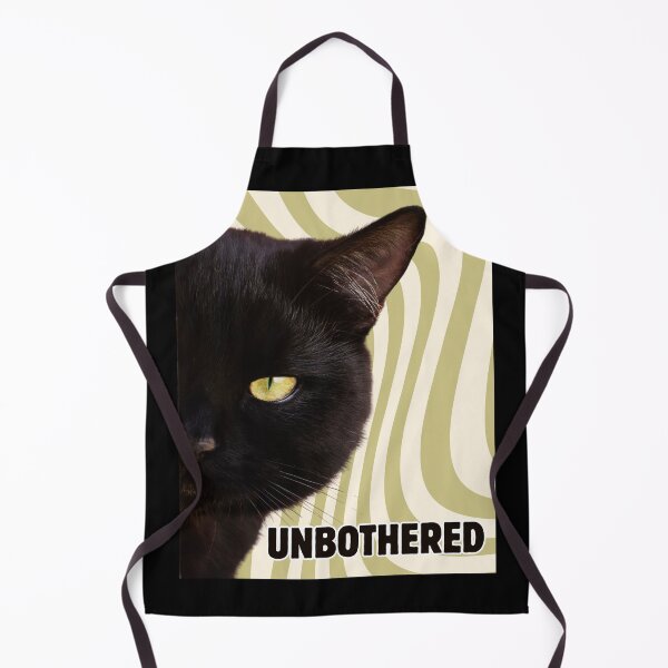 Item preview, Unbothered Black Cat designed and sold by UUniqueIImprint.