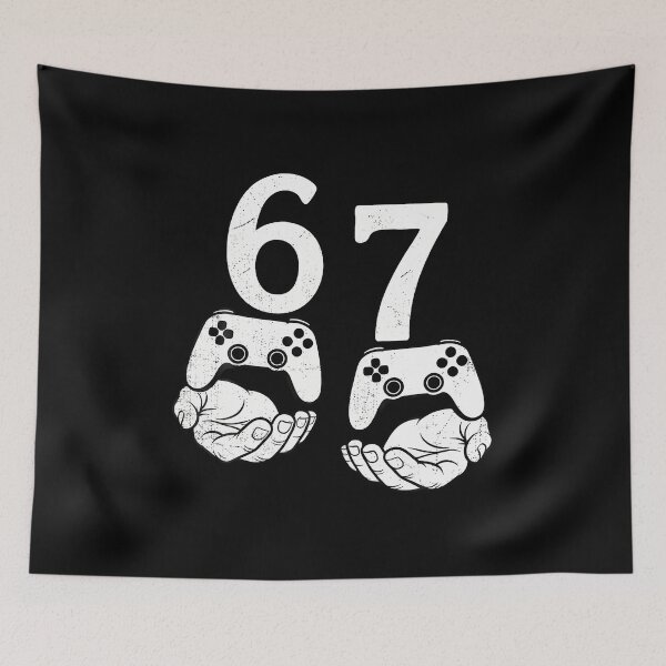 Item preview, Funny 67 Meme Six Seven Video Games Gamer Gaming Boys designed and sold by markettathorn.