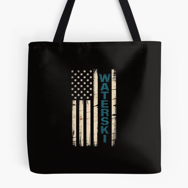 Item preview, Water Ski USA Flag Waterskiing Waterskier Watersports designed and sold by banbopbii.